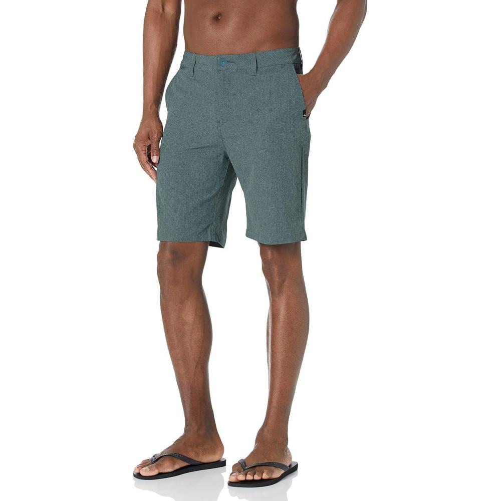 imageQuiksilver Mens Union Amphibian 20 Inch Water Friendly Hybrid Short 2844Captains Blue