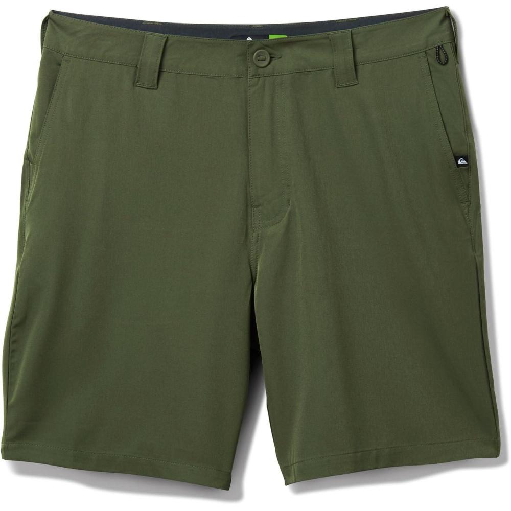 imageQuiksilver Mens Union Amphibian 20 Inch Water Friendly Hybrid Short 2844Glfgrape Leaf