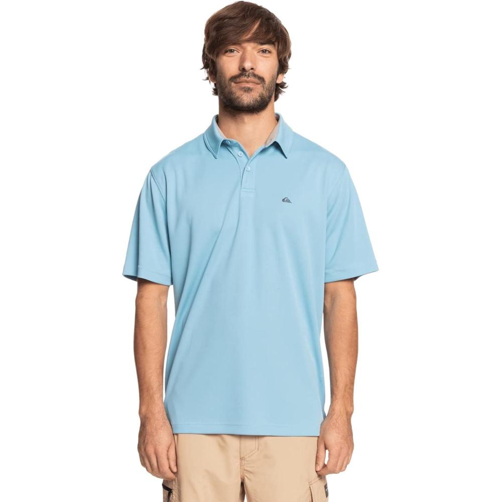 imageQuiksilver Mens Water 2 Collared Polo ShirtDusk Blue Water Polo 2