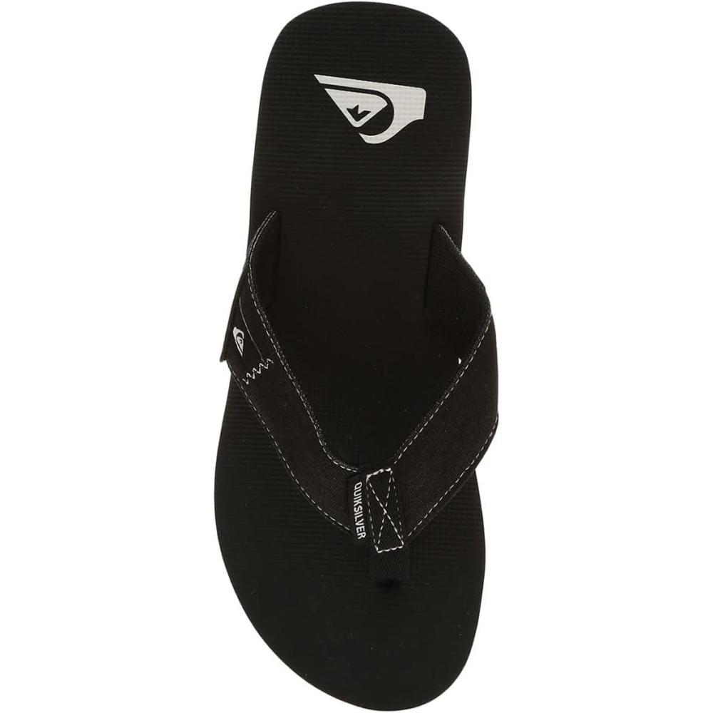 imageQuiksilver Molokai Tijuana Mens SandalsBlack Black Black White Xkkw