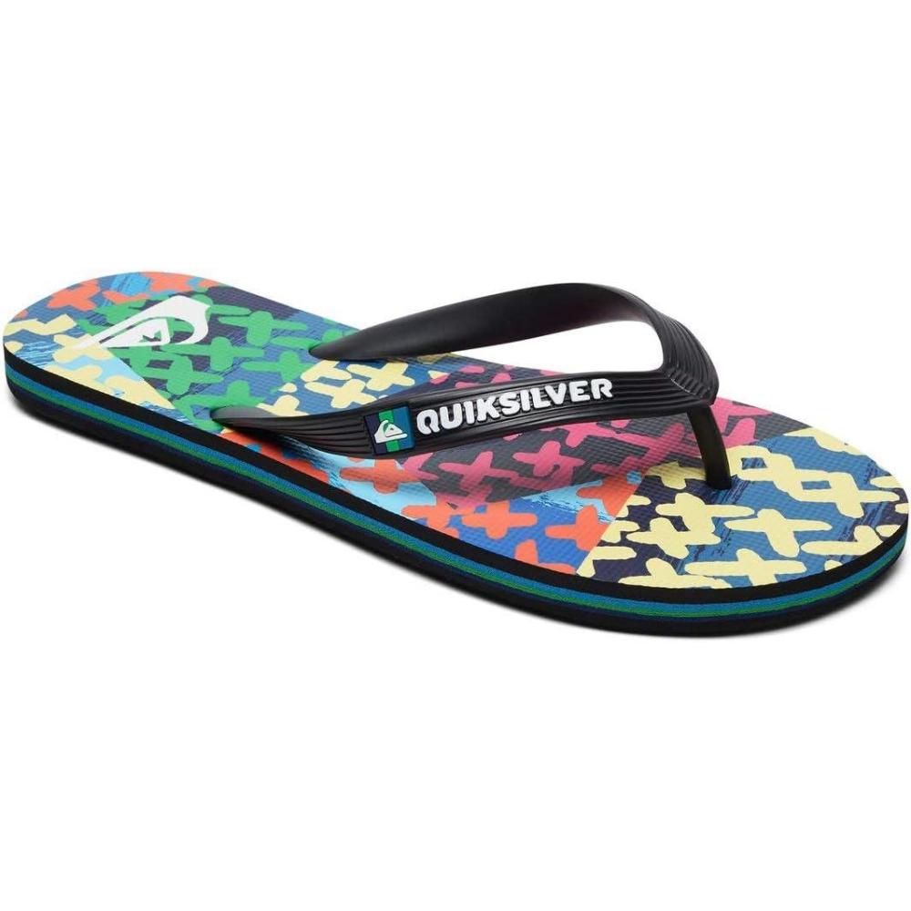 imageQuiksilver Molokai Tijuana Mens SandalsBlue Blue Blue Green Xbbg