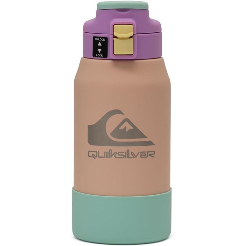 imageQuiksilver Redondo 26oz Double Wall Stainless Steel Water Bottle Reusable Sports Bottle with LeakProof Lid NonSlip Rubber Base Carrier Handle insulated Tumblers 24H Hot ampamp Cold BeveragePeach