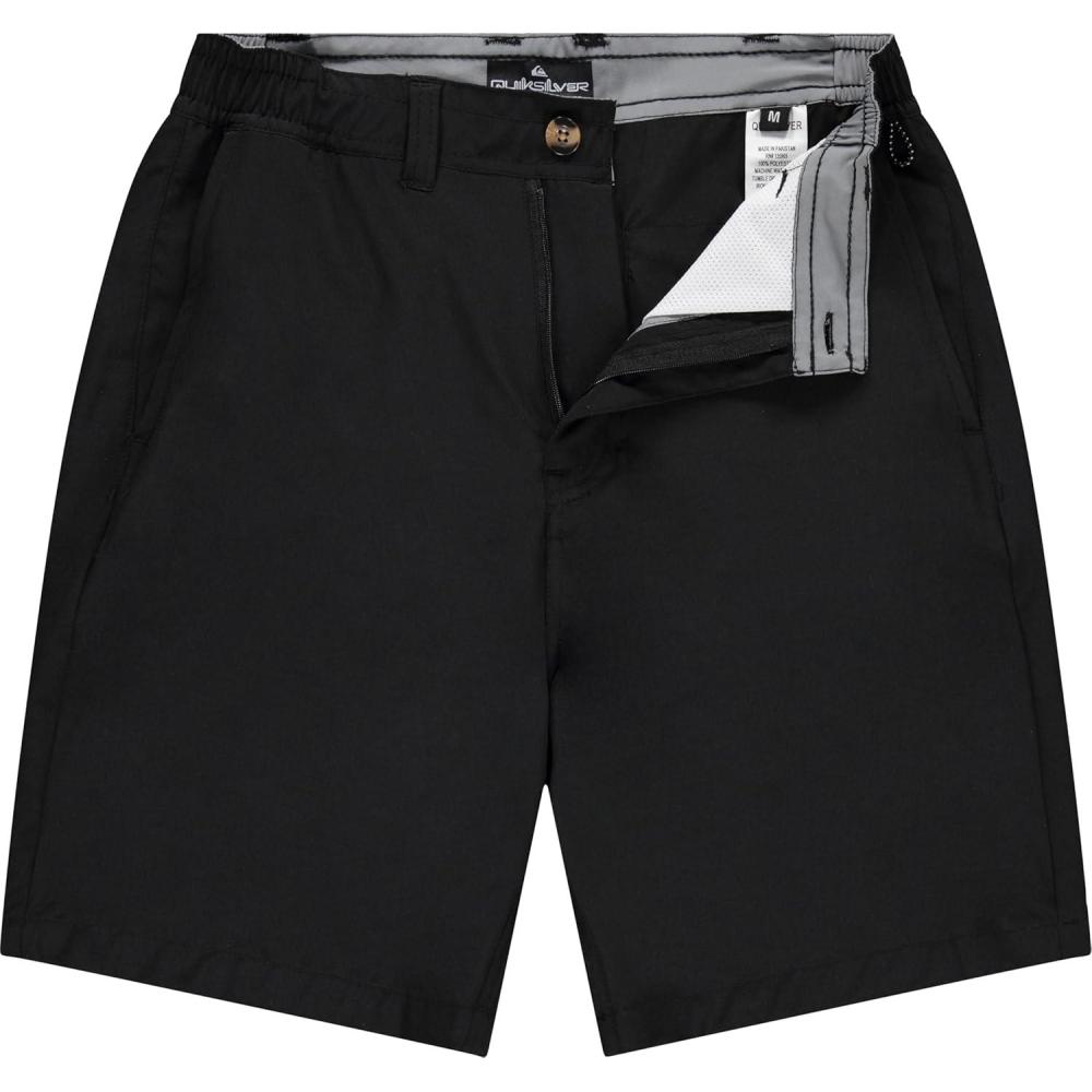imageQuiksilver Shorts for Men Big and Tall Hybrid Stretch Amphibian Quick Dry ShortBlack