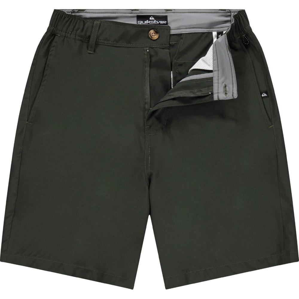 imageQuiksilver Shorts for Men Big and Tall Hybrid Stretch Amphibian Quick Dry ShortOlive