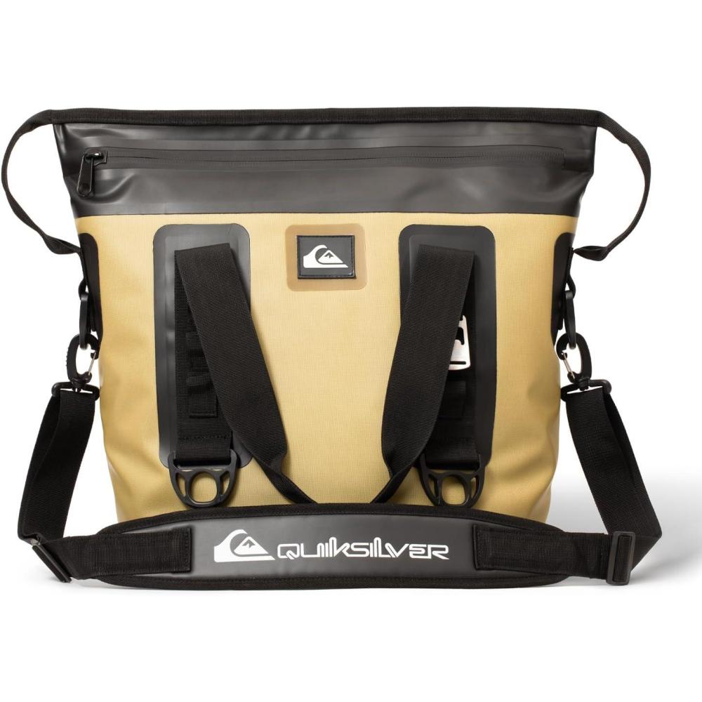 imageQuiksilver Tote Insulated Cooler Bag Large Soft Cooler with IPX7 Waterproof Zipper Leakproof Tote Cooler Bags Insulated for Travel Grocery Beach Picnic Outdoor UseCornstalk