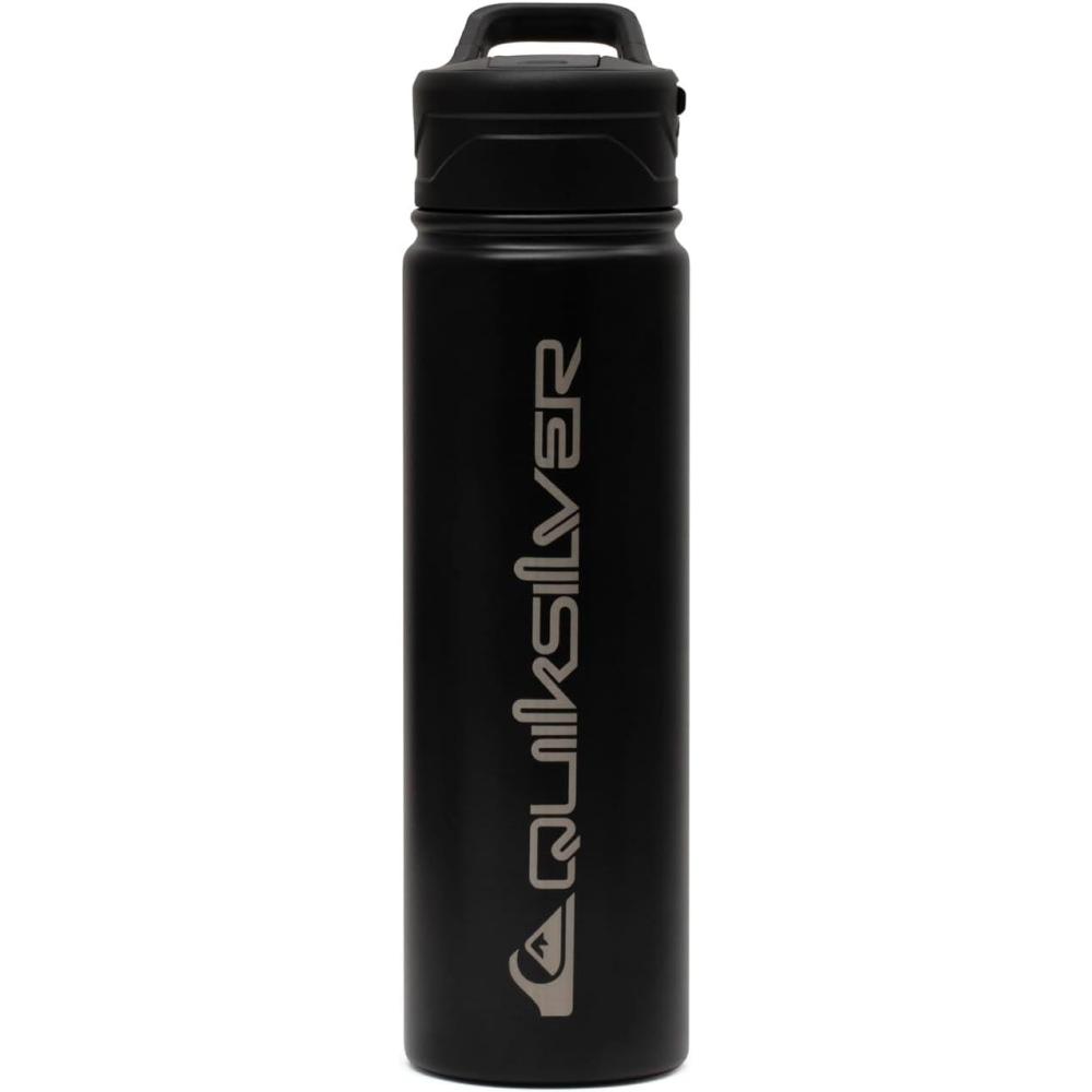 imageQuiksilver Venice 24 oz Insulated Water Bottle With Lock ampamp OnePush Straw Lid Stainless Steel Double Wall Vacuum Leakproof Tumblers for Sports Travel GymBlack