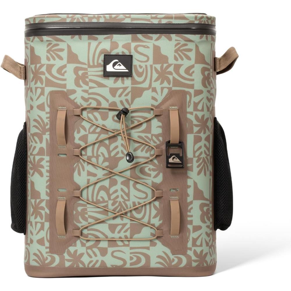 imageQuiksilver Welded Bungee Backpack Cooler 30L36 Cans 4872 Hours Insulation Leakproof ampamp Waterproof IPX7 Rated HeavyDuty 600D TPU Adjustable Straps Tactical Rings ampamp Mesh PocketsTerra