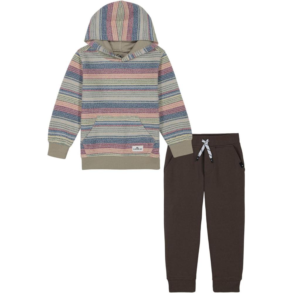 imageQuiksilver boys 2pc Fleece Pant SetMajor Brown