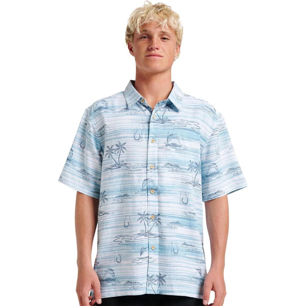 imageWaterman Island Daze Short Sleeve ShirtAqua Sea
