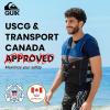 QUIKSILVER Men’s Life Vest, USCG and Transport Canada Approved Type III PFD, Evoprene Personal Flotation Device Level 70 Buoyancy Aid for Boating Kayaking Rafting Surfing(X-Large)