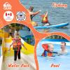 QUIKSILVER USCG Approved Life Jacket for Youth/Kids/Infant, Lightweight EPE Foam Type III PFD with Quick-Release Buckles, for Pool, Lake, Kayaking, Boating, Swimming(Orange)