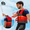 QUIKSILVER USCG Approved Men’s Life Jacket Type III PFD, Lightweight Life Vest with EPE Foam,Quick-Release Buckles and Drain Holes, for Fishing, Boating & Kayaking Watersports(Orange)