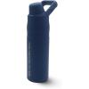 Quiksilver 24oz Stainless Steel Water Bottle, Wide Mouth Insulated Tumbler with Carabiner Hook, 18/8 Steel, 24hr Cold, BPA Free Reusable Bottle for Men, Women (Elmwood, 24oz)(Orion Blue)