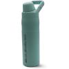 Quiksilver 24oz Stainless Steel Water Bottle, Wide Mouth Insulated Tumbler with Carabiner Hook, 18/8 Steel, 24hr Cold, BPA Free Reusable Bottle for Men, Women (Elmwood, 24oz)(Beach Glass)