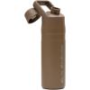 Quiksilver 24oz Stainless Steel Water Bottle, Wide Mouth Insulated Tumbler with Carabiner Hook, 18/8 Steel, 24hr Cold, BPA Free Reusable Bottle for Men, Women (Elmwood, 24oz)(Elmwood)