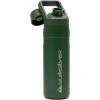 Quiksilver 24oz Stainless Steel Water Bottle, Wide Mouth Insulated Tumbler with Carabiner Hook, 18/8 Steel, 24hr Cold, BPA Free Reusable Bottle for Men, Women (Elmwood, 24oz)(Green)