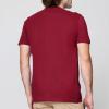 Quiksilver Big and Tall T-Shirts for Men – Mens Short Sleeve Cotton Crewneck Tee(Brick Red)