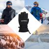 Quiksilver Boys’ Mission Gloves – Waterproof, Insulated, Touchscreen(Black)