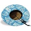 Quiksilver Boys Pierside Print Straw Sun Hat(Atlantic Navy)