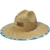 Quiksilver Boys Pierside Print Straw Sun Hat(Atlantic Navy)