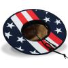 Quiksilver Boys Pierside Print Straw Sun Hat(Merica)