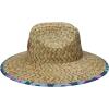 Quiksilver Boys Pierside Print Straw Sun Hat(Navy Rorschach)