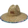 Quiksilver Boys Pierside Print Straw Sun Hat(Navy Rorschach)