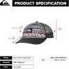 Quiksilver Boys Quiksilver Boy’s Emu Coop Snapback Trucker Hat Youth(Iron Gate 242)