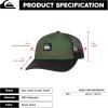 Quiksilver Boys Quiksilver Boy’s Emu Coop Snapback Trucker Hat(Spray Camo Taxer Cargo)