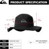 Quiksilver Boys Quiksilver Kid’s Bushmaster Sun Protection Floppy Visor Bucket Hat(Black)
