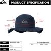 Quiksilver Boys Quiksilver Kid’s Bushmaster Sun Protection Floppy Visor Bucket Hat(India Ink)