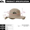 Quiksilver Boys Quiksilver Kid’s Bushmaster Sun Protection Floppy Visor Bucket Hat(Khaki)