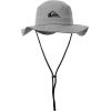 Quiksilver Boys Quiksilver Kid’s Bushmaster Sun Protection Floppy Visor Bucket Hat(Steeple Gray)