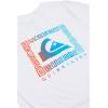 Quiksilver Boys Revival Short Sleeve Tee Shirt(White 242)
