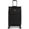 Quiksilver Buxton Suitcases Softside Expandable Luggage with Spinner Wheels, Large 3-Piece Set (20/26/30) (Green)(Black)