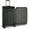 Quiksilver Buxton Suitcases Softside Expandable Luggage with Spinner Wheels, Large 3-Piece Set (20/26/30) (Green)(Black)