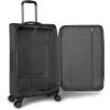 Quiksilver Buxton Suitcases Softside Expandable Luggage with Spinner Wheels, Large 3-Piece Set (20/26/30) (Green)(Charcoal)