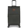 Quiksilver Buxton Suitcases Softside Expandable Luggage with Spinner Wheels, Large 3-Piece Set (20/26/30) (Green)(Charcoal)
