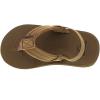 Quiksilver Carver Suede Toddler Flip Flop (Toddler)(Tan – Solid)