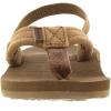 Quiksilver Carver Suede Toddler Flip Flop (Toddler)(Tan – Solid)
