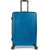 Quiksilver Chimaca Suitcases Hardside Luggage with Spinner Wheels, Large 3-Piece Set (20/26/30) (Black)(Mosaic Blue)