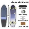 Quiksilver Fishtail Cruiser Skateboard 32 Inch – Durable Skateboard for Boys, Girls, Kids Ages 8+ – Stylish Design, Smooth Ride, Beginner Friendly Cruiser(Fade Lines Green)