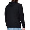 Quiksilver Hoodies for Men, Big and Tall Jersey Pullover Lightweight Sweatshirts for Men, Cotton Casual Hoodie(Black)
