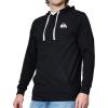 Quiksilver Hoodies for Men, Big and Tall Jersey Pullover Lightweight Sweatshirts for Men, Cotton Casual Hoodie(Black)