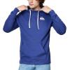 Quiksilver Hoodies for Men, Big and Tall Jersey Pullover Lightweight Sweatshirts for Men, Cotton Casual Hoodie(Navy)