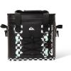 Quiksilver Insulated Cooler Bag 24 Can Portable Cooler with 48-72 Hour Ice Retention, Waterproof & Durable 20L Camping Backpack for Travel, Beach, Fishing, Boating & Outdoor Adventures(Checkered)