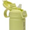 Quiksilver Laguna 24oz Tripple Wall Stainless Steel Water Bottle, Reusuable Sports Bottle with Leak-Proof Straw and Spout Lid, Non-Slip Rubber Base, Carrier Handle, 24H Hot & Cold Insulated Tumbler(Lime)