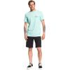 Quiksilver Men’s Alatu Short Sleeve Tee(Aruba Blue)