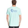 Quiksilver Men’s Alatu Short Sleeve Tee(Aruba Blue)