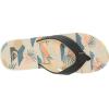 Quiksilver Men’s Carver Print Sandal Flip-Flop(Black/White/Blue)
